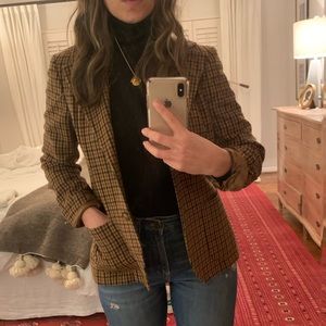 Gorgeous Italian Plaid Blazer